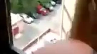 Трах пышки на подоконнике